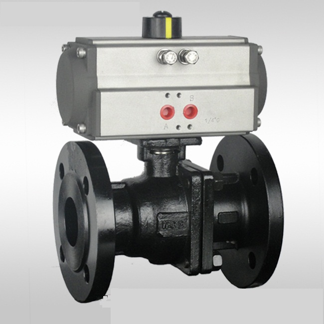 高平台氣動碳鋼球閥